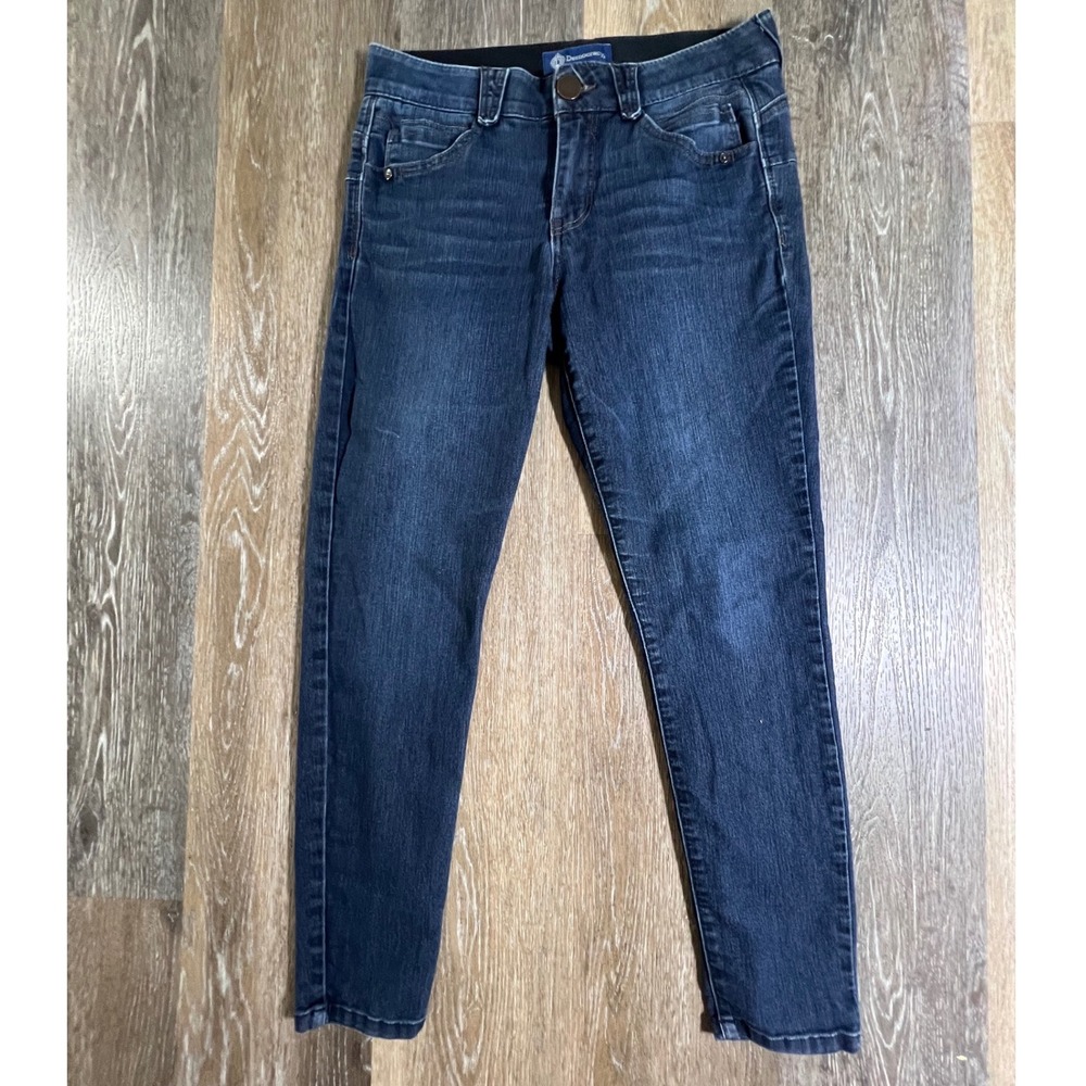 Democracy Ab solution Jeans Womens 6P Blue Skinny Dark Wash Petite 4661